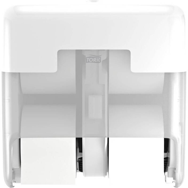 Tork T7-System Spender für 4 Rollen hülsenloses Toilettenpapier Weiß - 7322542403679