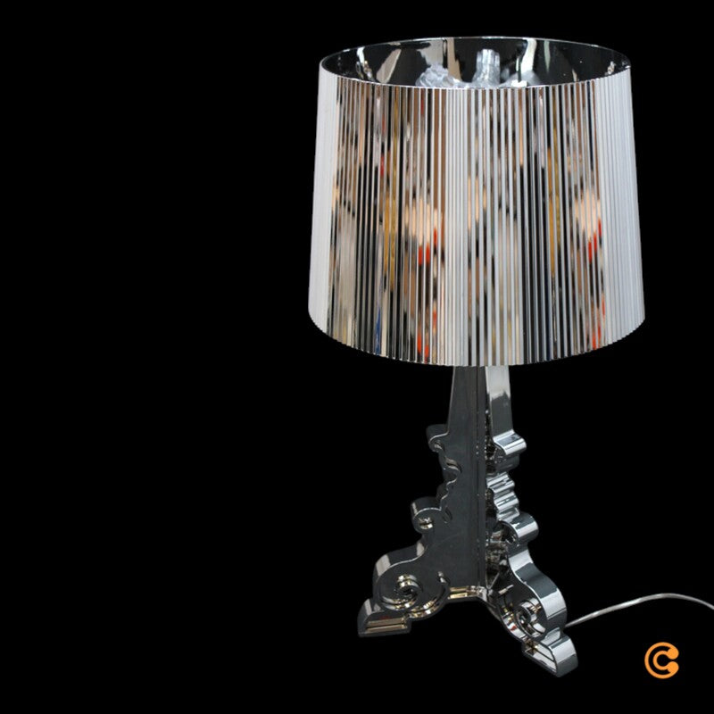 Kartell Bourgie LED-Tischleuchte Lampe silber Polycarbonat Tischlampe Leuchte - 8034105780941