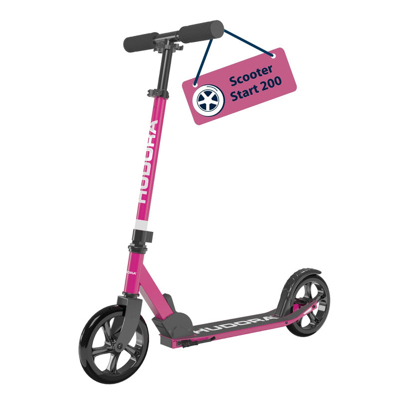 HUDORA Scooter Start 200 rot Kinderroller Kickroller City-Roller Klapproller263 - 4005998144862