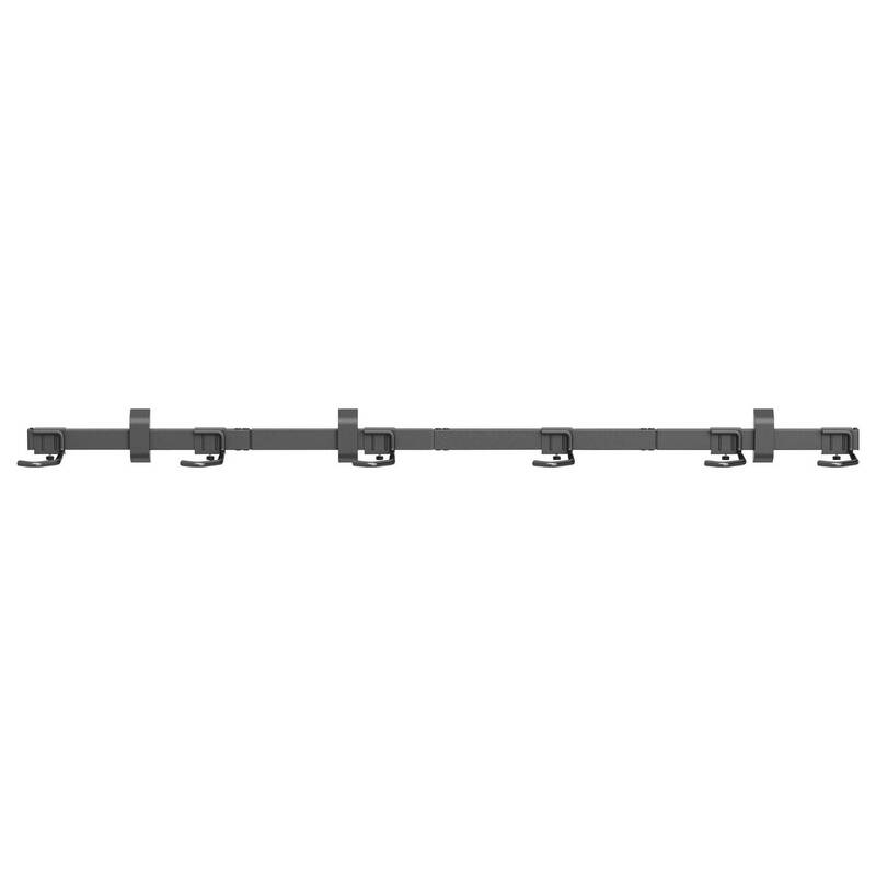 Elevar Fahrradwandhalter Fahrradhalter Schwarz Stahl Kunststoff 6 Einstellplätze - 4064161471709