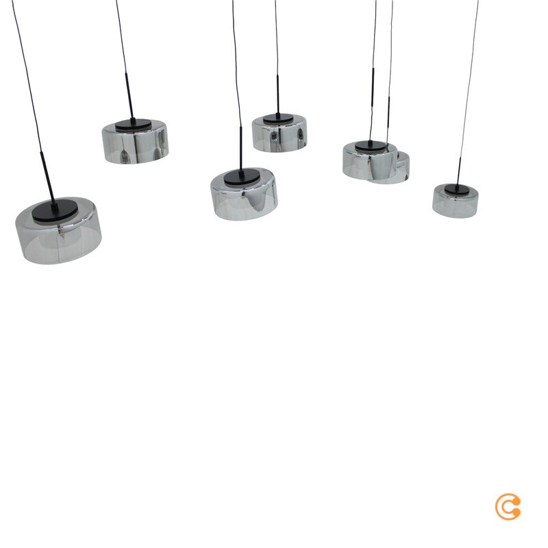 Paul Neuhaus Hängelampe Pendelleuchte LED Glas schwarz Rika SIEHE TEXT/FOTO - 4012248383094