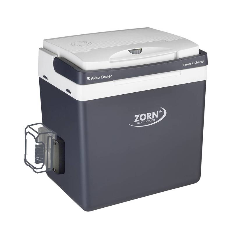 ZORN Akku-Kühlbox Z 26 DC 25l Thermoelektrisch Grau Delta T bis 17°C ohne Akku - 4251702501197