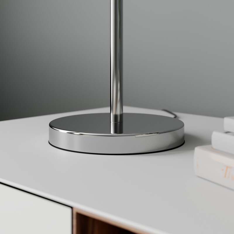 Lindby Tischleuchte Benjiro LED Leselampe Lampe mit Flexarm weiß 52cm hoch - 4251096546750