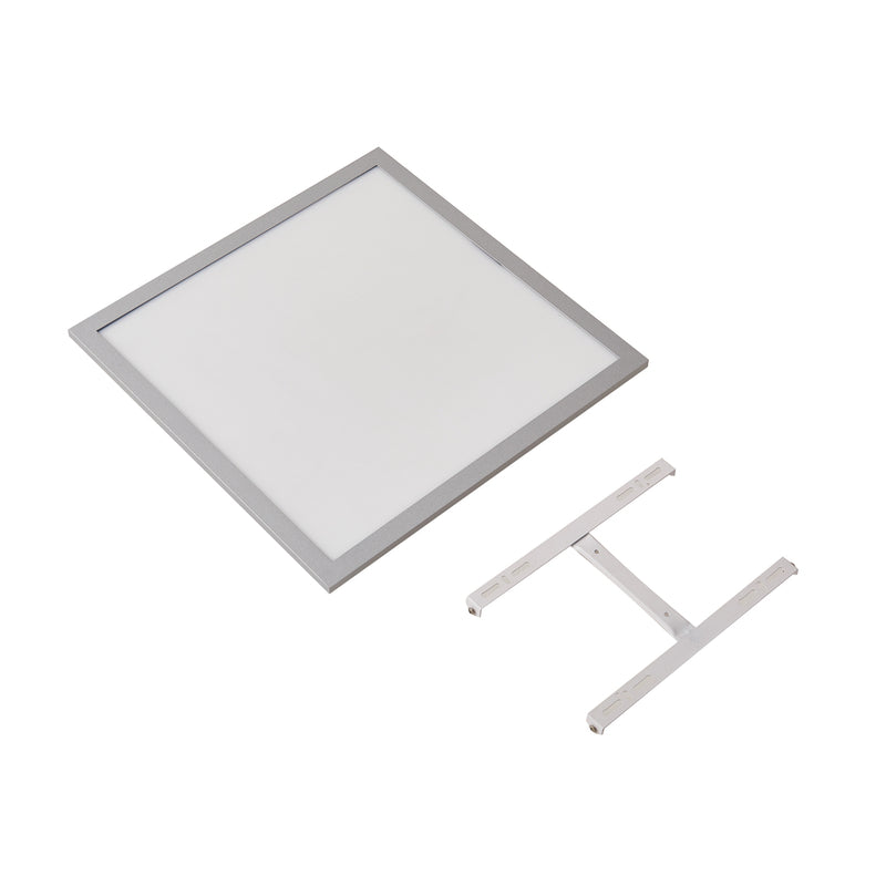 Lindby LED Deckenlampe Deckenleuchte Livel Lampe Leuchte silber 40x40cm 4000K - 4251096528367
