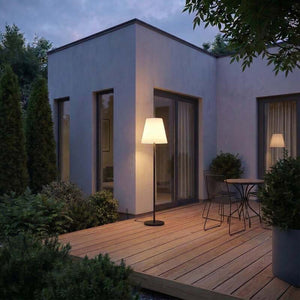 B-Ware Lucande Außenleuchte Gartenleuchte Jaimy LED Pollerleuchte schwarz 150cm IP65