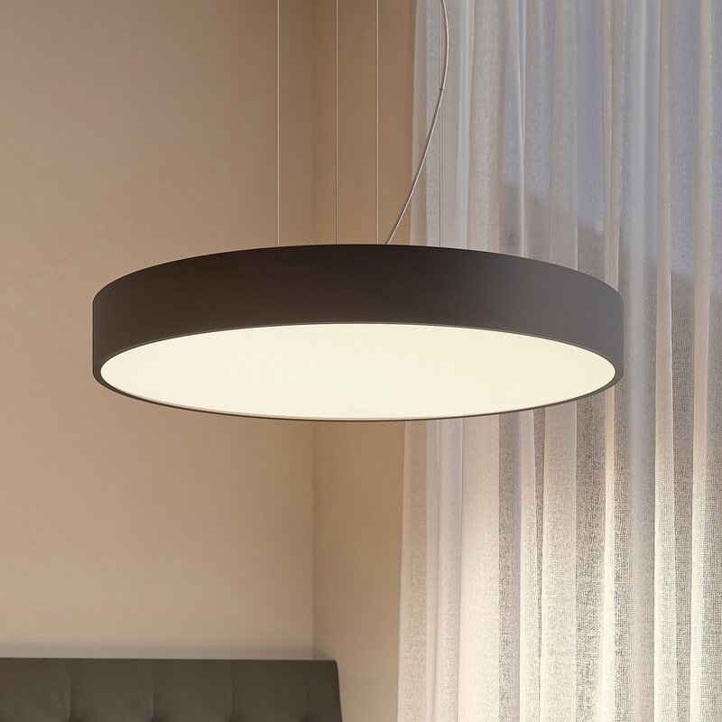 Arcchio Pendelleuchte Hängelampe Noabelle LED schwarz 80 cm Wohnbereich Esszimme - 4251096597394