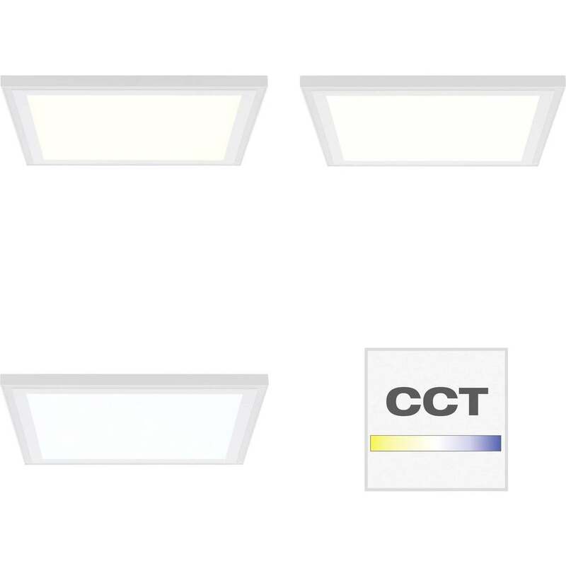 Brilliant LED Deckenleuchte Laurice Fernbedienung Weiß Aufbau Panel 40cm CCT 24W - 4004353386060