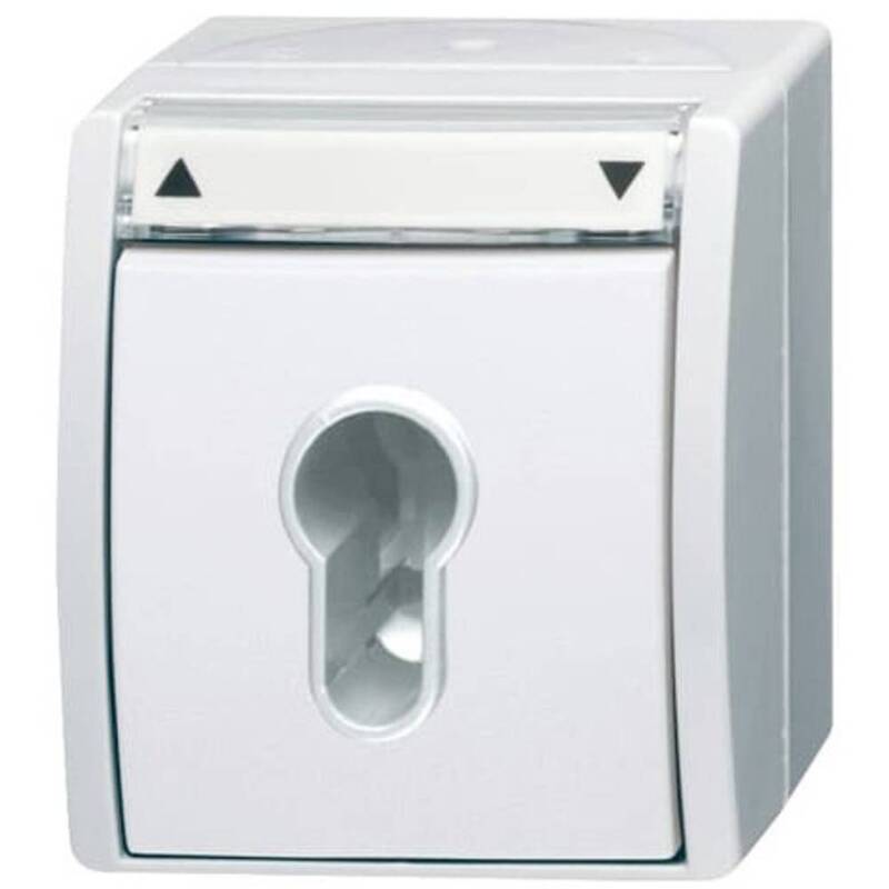 ABB Schalter Taster Schalter Steckdose IP44 Weiß Reinweiß RAL 9010 - 4011395094617
