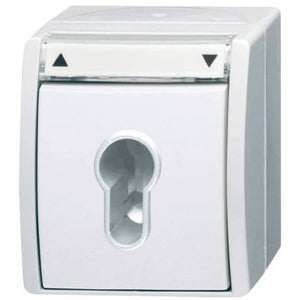B-Ware ABB Schalter Taster Schalter Steckdose IP44 Weiß Reinweiß RAL 9010