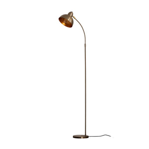 B-Ware Stehleuchte Lampe Varzan Metall Gold E27 LED Standlampe Wohnzimmer Flur 162 cm