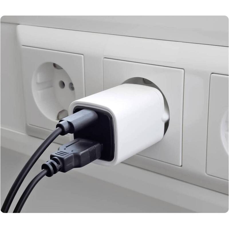 Eaxus Dual Port USB-Ladegerät 33W 2x USB-A USB-C 3000mA kompakt weiß - 4260634747818