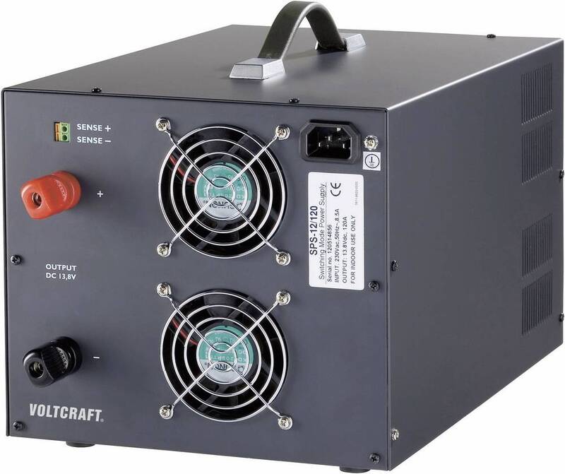 Voltcraft Hochstrom-Schaltnetzgerät SPS 12/120 Labornetzgerät 120 A 1700 W - 4016138522679