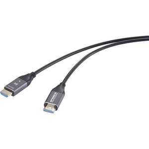 B-Ware SpeaKa Professional HDMI Kabel 20m HDMI-A Stecker 8K UHD Schwarz AOC 2.1