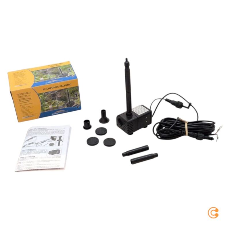 Esotec Solar-Pumpe Palermo 330l/h Tauchpumpe Gartenpumpe 0,9m Förderhöhe 6V - 4260057861429