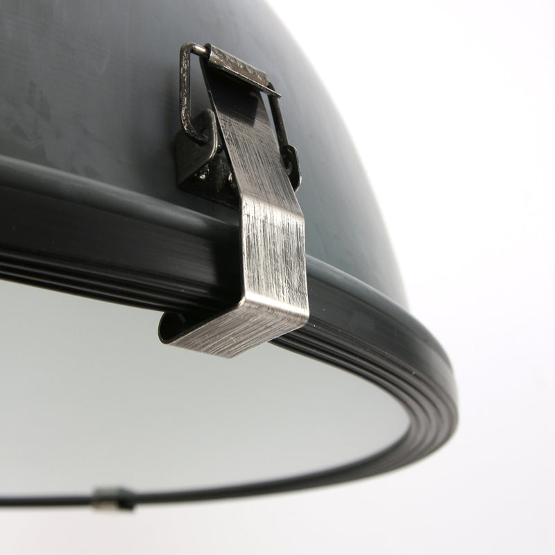 Steinhauer Hängeleuchte Bikkel Hängelampe Deckenlampe Leuchte Lampe Grau Ø 42cm - 8712746100273