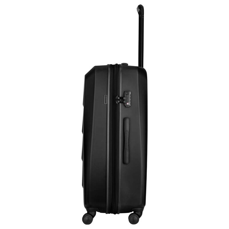 Wenger Schalenkoffer Trolley Prymo Large Schwarz Reisekoffer mit Zahlenschloss - 7611160242495