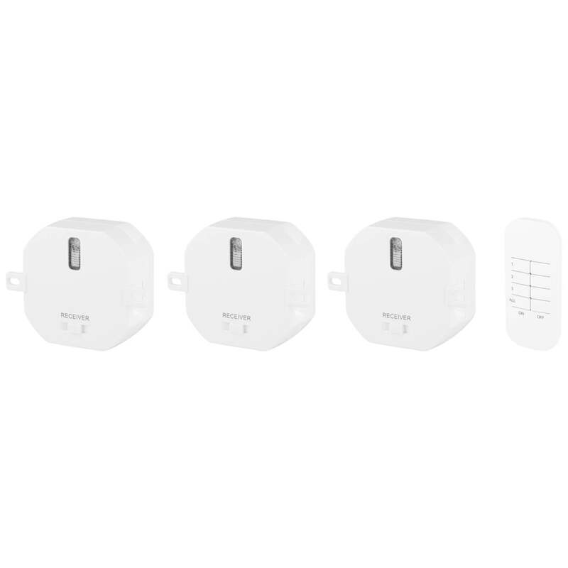Smartwares Funk-Schalter SH4-99557 3-Kanal Fernbedienung 433 MHz - 8711658447483