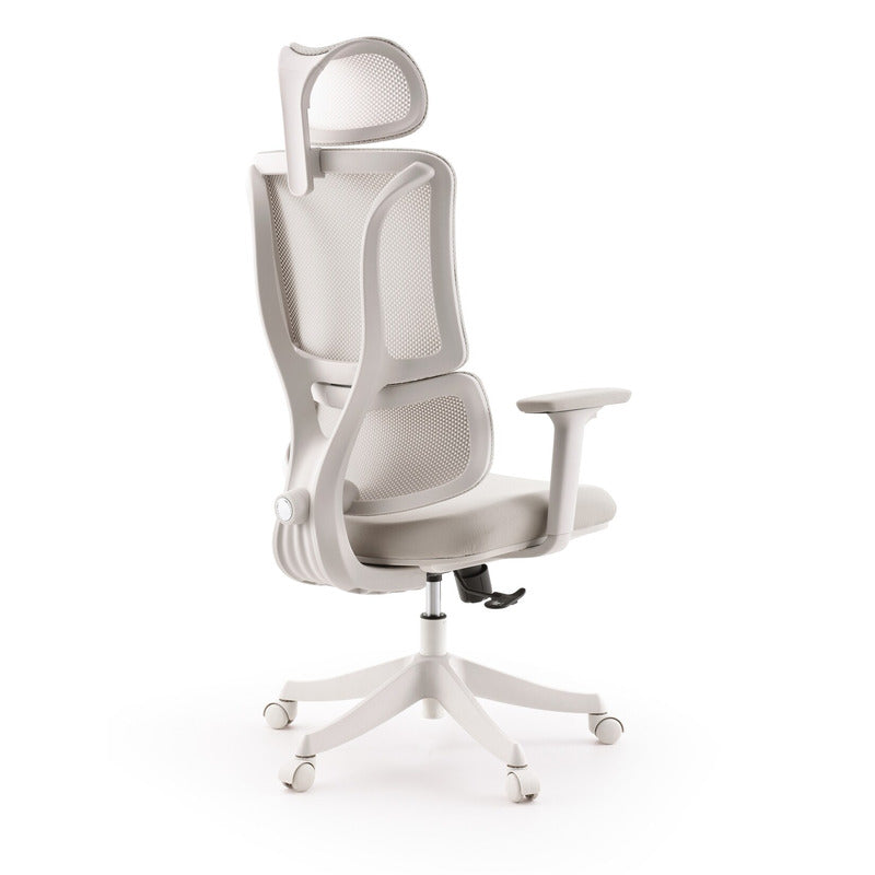 MyBuero Ergomy Colore Bürostuhl beige 3D Netzstoff höhenverstellbar 120kg - 4064323108214