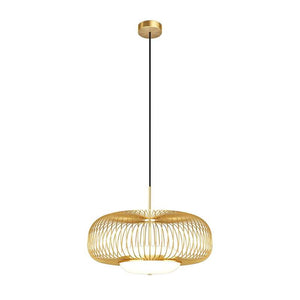 B-Ware Maytoni Hängeleuchte Levitation LED Pendelleuchte Lampe messingfarben Ø50cm