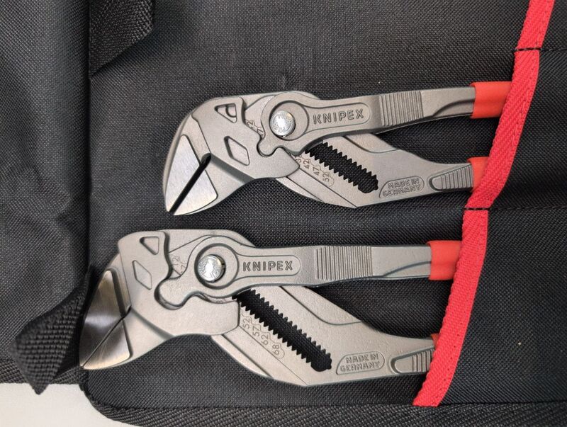 Knipex Zangen-Set 3-teilig Kombizange Gripzange Wasserpumpenzange 330x115x48mm - 4003773092100
