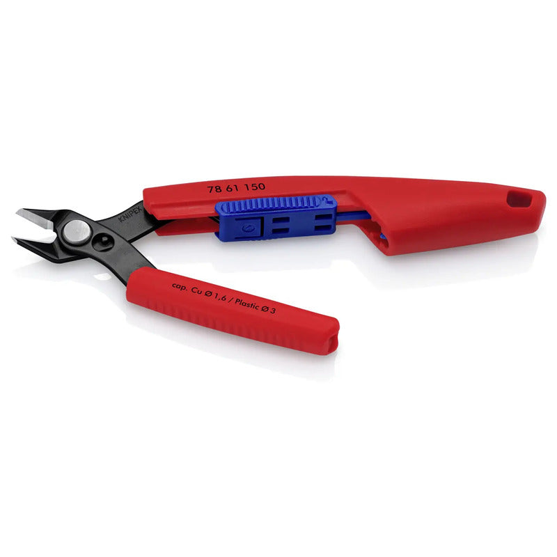 Knipex Seitenschneider Elektrotechnik 158mm Slim Knips Zange schwarz 7861150 - 4003773093831