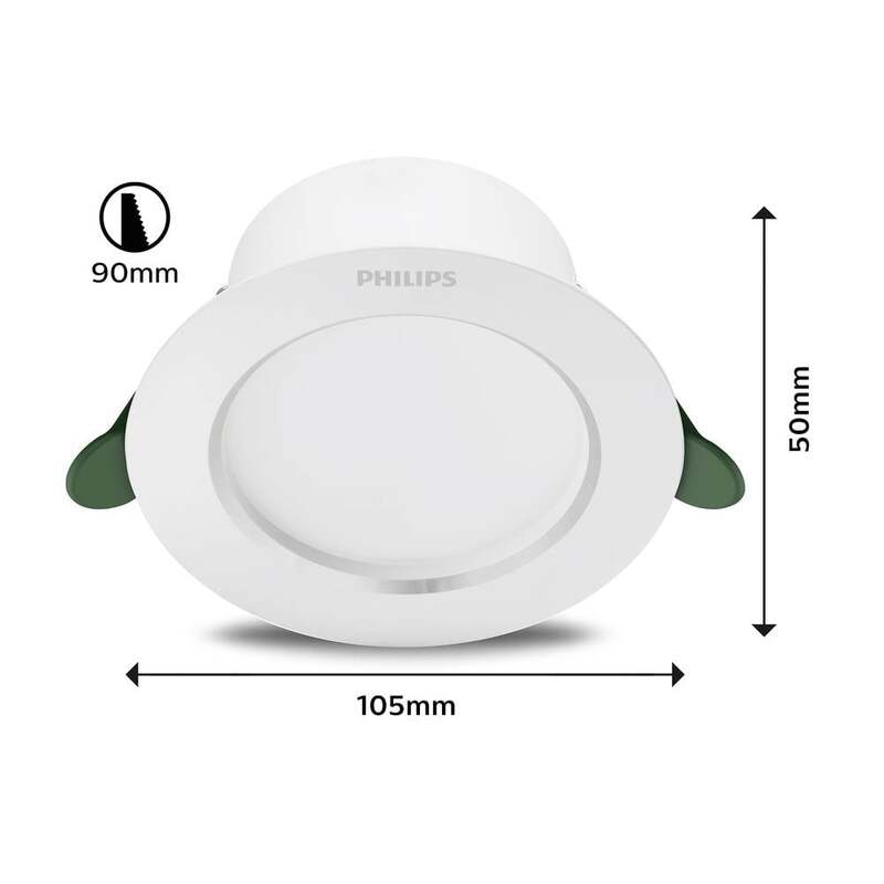 Philips 8720169308121 Diamond Einbauleuchte Lampe LED 2.2 W 6 STÜCK - 8720169308121