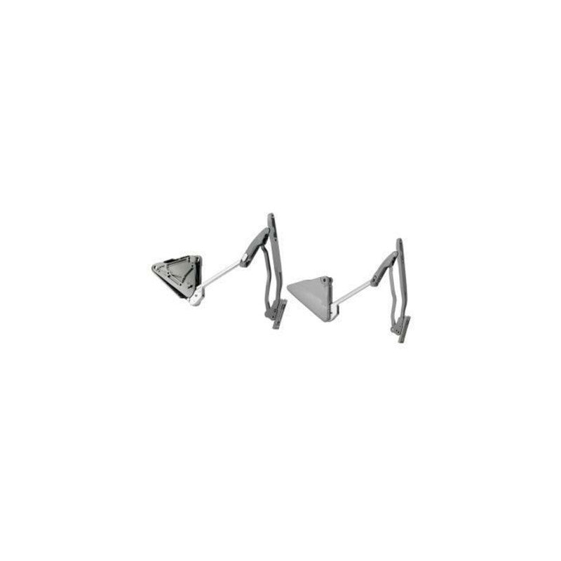 HETTICH Möbel-Hochfaltbeschlag Lift Advanced HF 9079607 Aluminium grau - 4023149008924