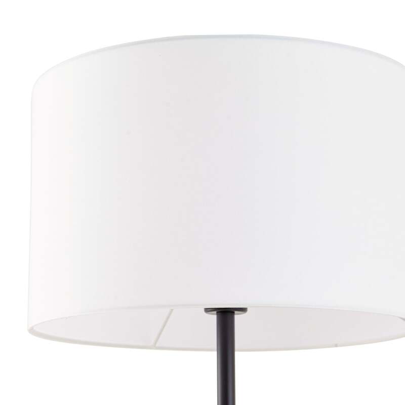 Lindby Stehlampe Aovan LED Lampe Tischleuchte schwarz Ablage USB-Anschluss 170cm - 4251911702637