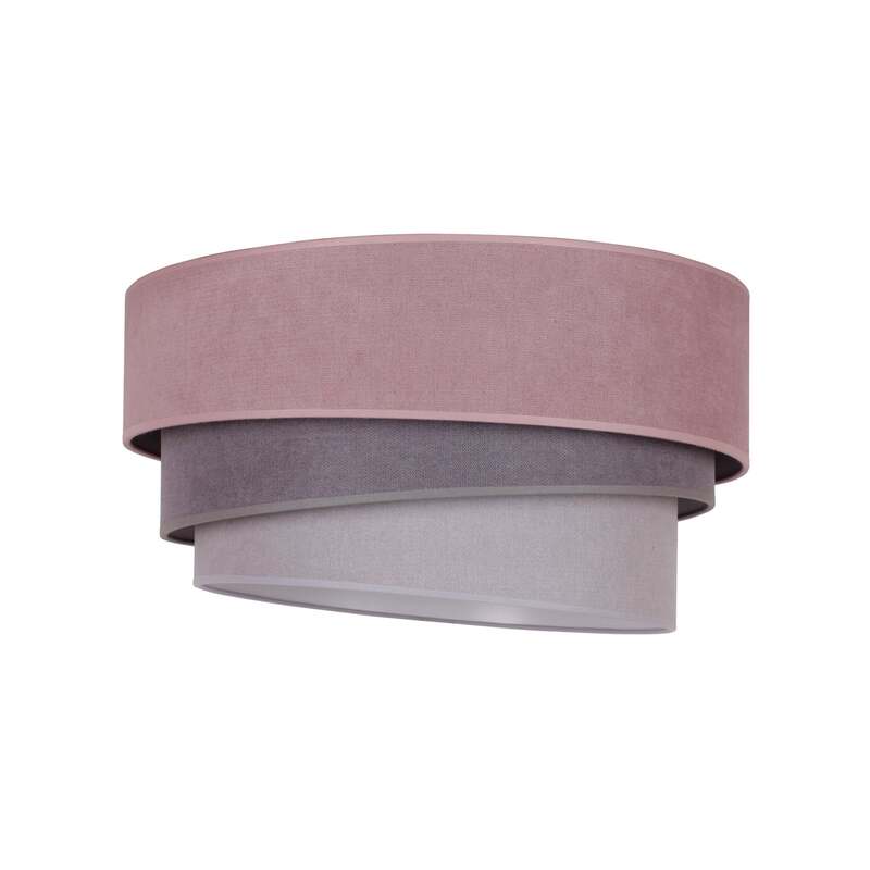 Euluna Deckenlampe Deckenleuchte Pastell Trio LED Lampe dimmbar pink grau Ø60cm - 5903689184076