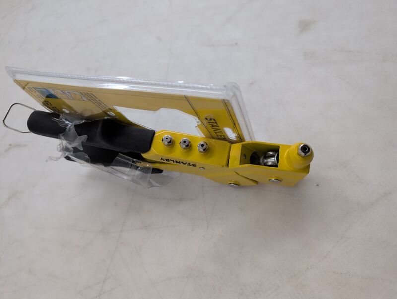 Stanley Blindnietzange Druckguss 34cm 4 Mundstücke 2-5mm vielseitig Werkzeug - 3253566052427