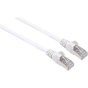 B-Ware Intellinet RJ45 Patchkabel CAT 6a S/FTP 20m halogenfrei Netzwerk Kabel weiß 1