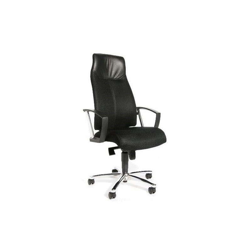 Topstar Bürostuhl Drehstuhl Sitzmöbel HIGH SIT UP Stoff schwarz Kopfstütze Chrom - 4014296986210