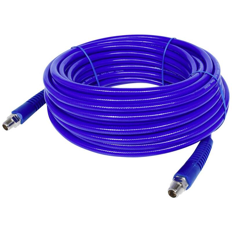 KS Tools PU-Druckluftschlauch Luftschlauch Schlauch 20m 6x9mm G1/4 AG blau - 4042146237182