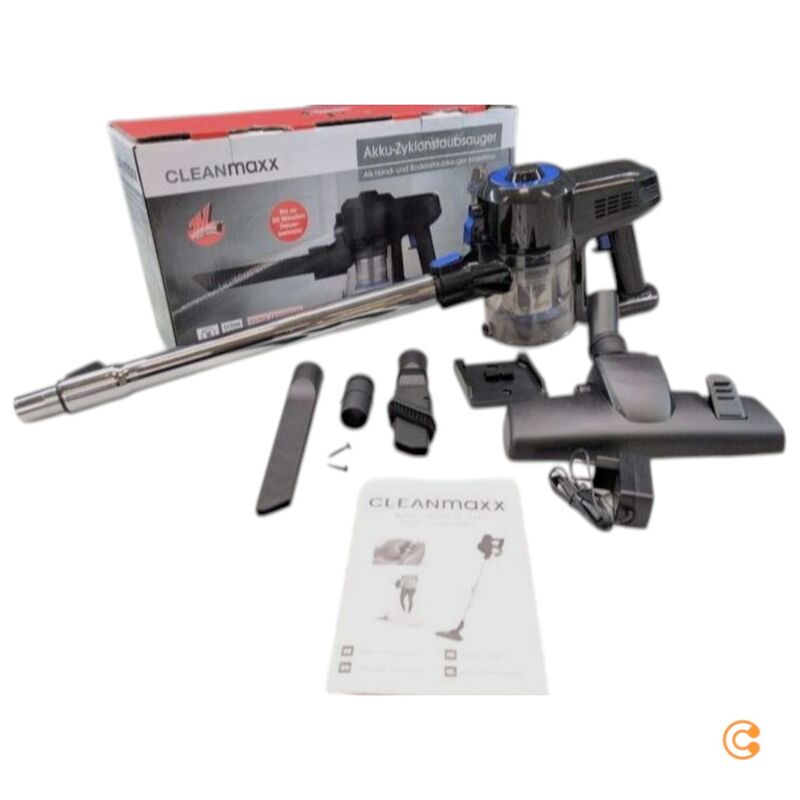 CleanMaxx Zyklon-Handstaubsauger 22.2V Beutellos 120W Handstaubsauger 35min Akku - 4067522022671