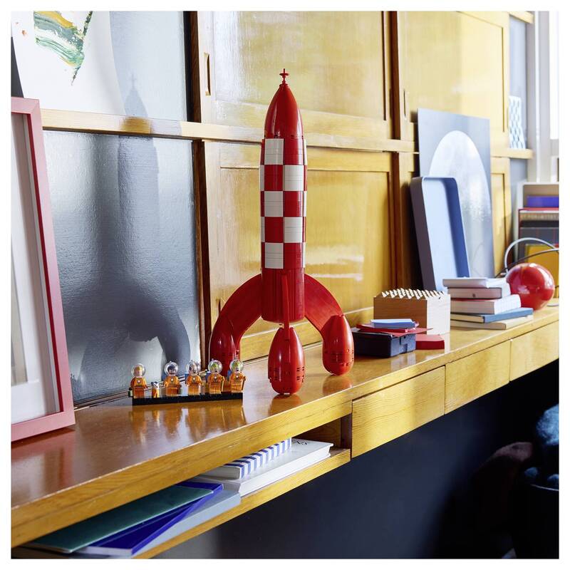 LEGO Ideen 21367 Mondrakete Tim und Struppi Konstruktionsspielzeug Bausteine - 5702018066294