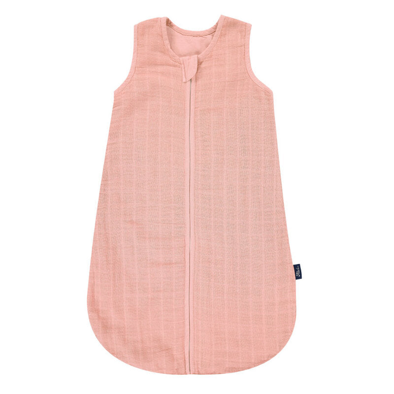 Alvi Mull-Schlafsack 100 cm Baumwolle Schlafsack Frühling Sommer 0,5 TOG pink - 4010395791038