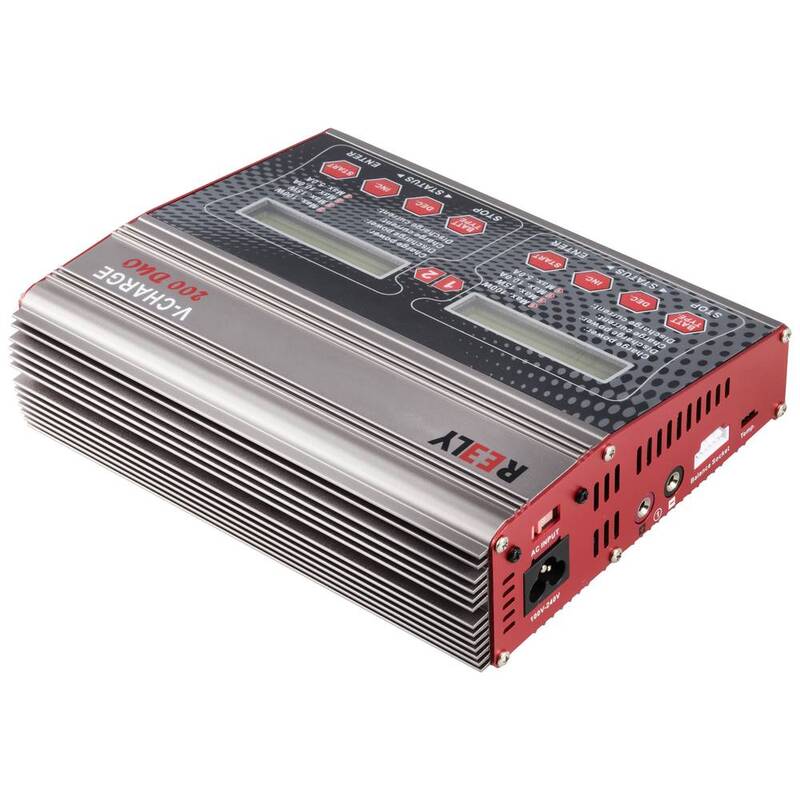 REELY V-Charge 200 Duo Modellbau-Multifunktionsladegerät 200W 2 Kanäle - 4064161221137