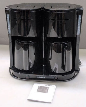 Severin Kaffeemaschine Filterkaffeemaschine 2000W Isolierkanne schwarz 16 Tassen