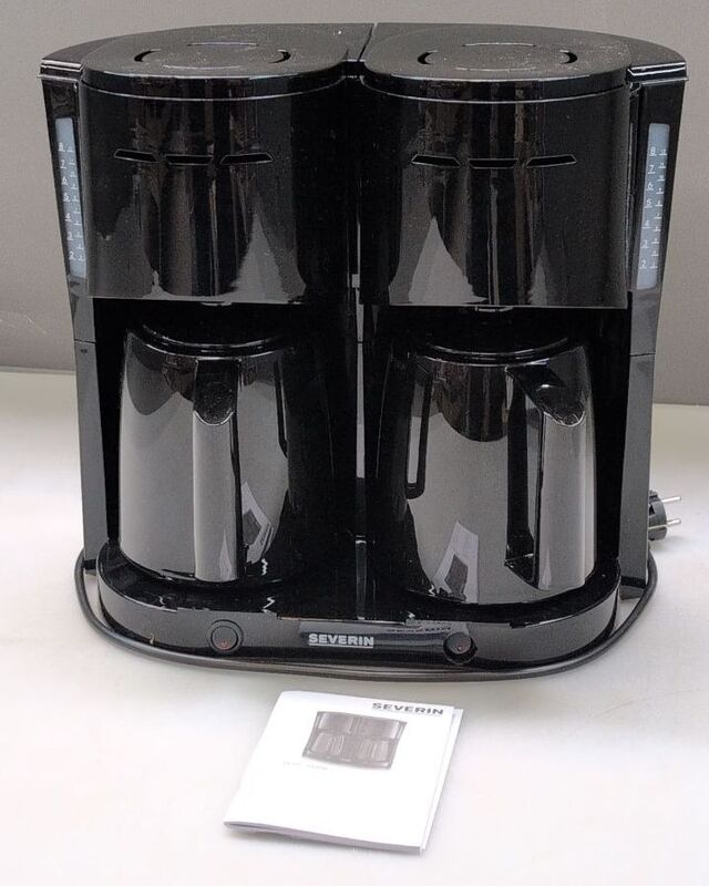 Severin Kaffeemaschine Filterkaffeemaschine 2000W Isolierkanne schwarz 16 Tassen - 4008146041525