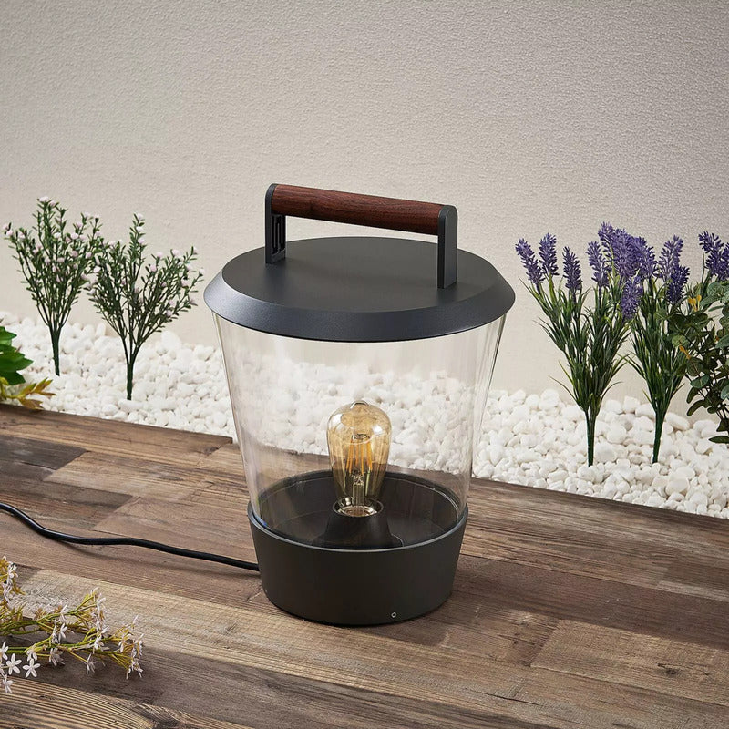 Lucande Larkyn Tischleuchte Gartenbeleuchtung spritzwassergeschützt Lampe - 4251096582277