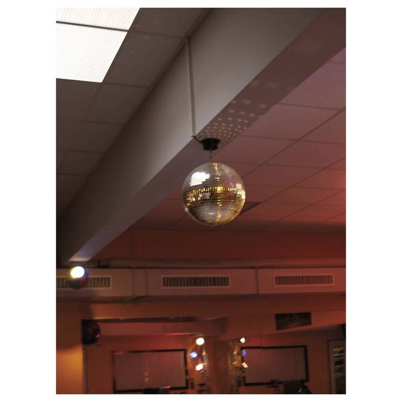 SPIEGELKUGEL 30 CM mit Motor 1.5 U/min für Partys und Veranstaltungen - 4016138037043