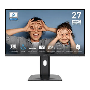 B-Ware MSI Monitor Bildschirm 27 Zoll IPS WQHD Schwarz Lautsprecher HDMI DisplayPort