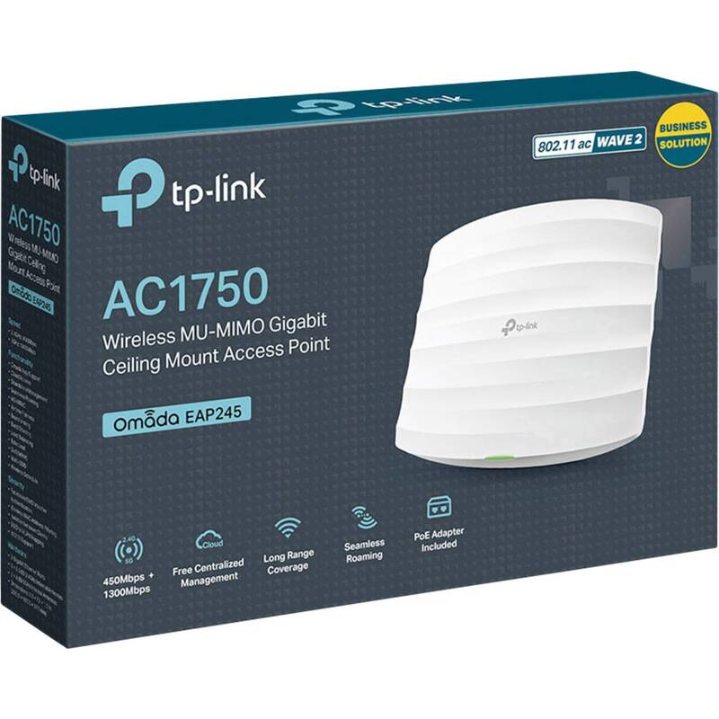 TP-LINK WLAN Access-Point EAP245 1.75 GBit/s 2.4 GHz 5 GHz Netzwerkgerät Router - 6935364096663