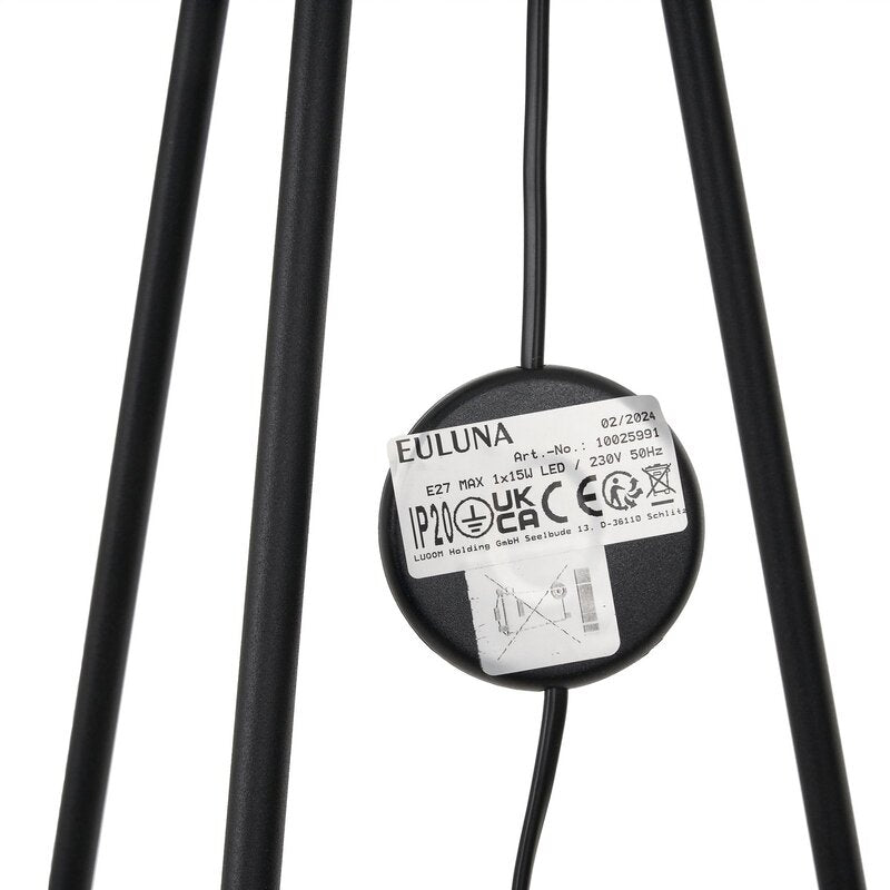 Euluna Stehleuchte Zofia Stehlampe Lampe goldfarben Beleuchtung Wohnzimmer - 4251911787771