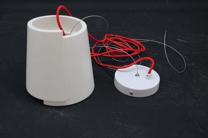 Deko Light Hängeleuchte Twister I Hängelampe Deckenlampe Leuchte weiß Ø 18 cm - 4042943160898