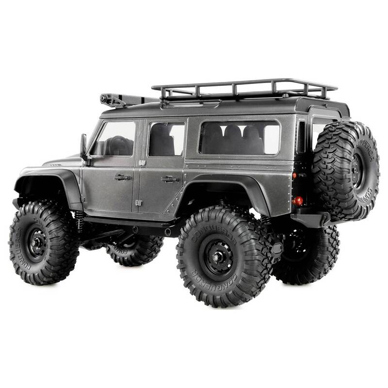 Amewi RC Fahrzeug Elektro Crawler AMXRock Mini-D90 1:16 4WD 2,4GHz Grau RTR - 4262500342783