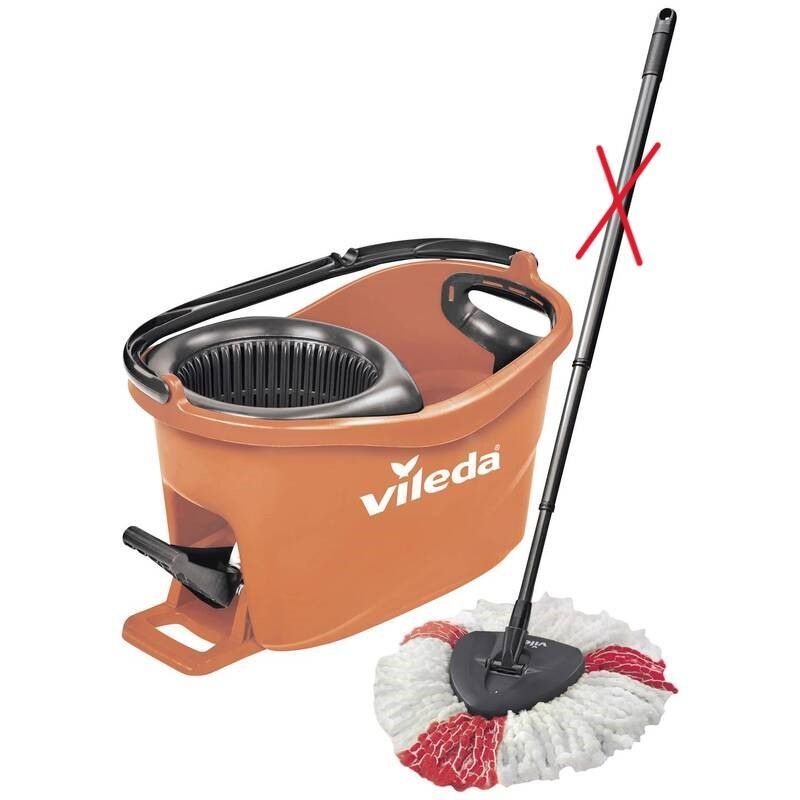 Vileda Turbo EasyWring & Clean Box Living Coral Bodenwischer Wischmopp Eimer - 4023103227460