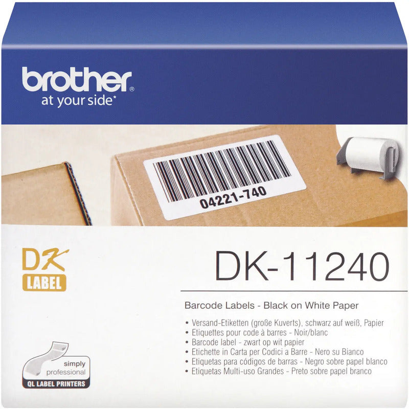 Brother Paket-Etiketten Rolle 102x51mm Papier Weiß 600 St Permanent haftend - 4977766646321