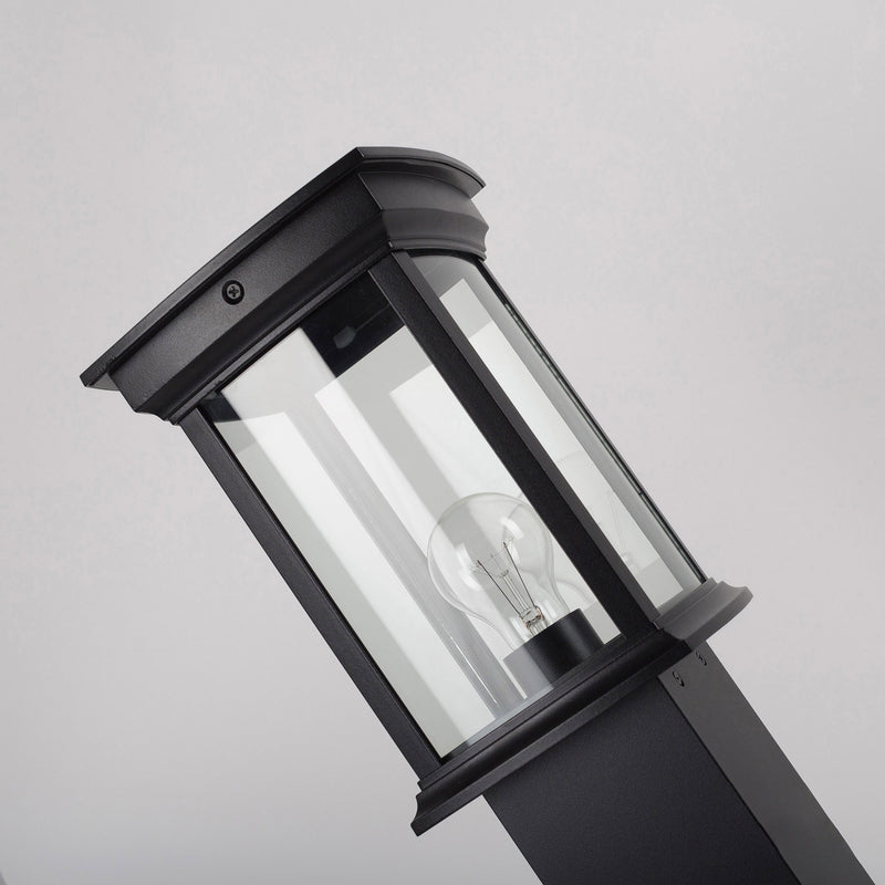 KS Verlichting Wegeleuchte Außenlampe Wegelicht Schwarz E27 Aluminium - 8714732760805