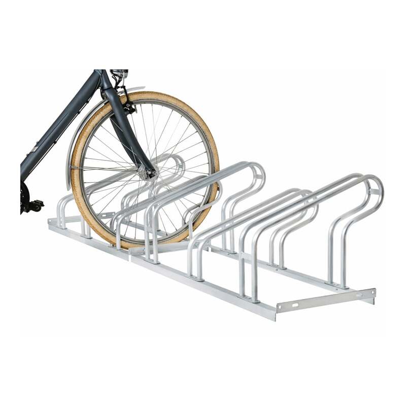 STIER Fahrradständer für 3 Räder verzinkt Stahl Bügelparker Ständer 1050 mm - 4251709616979